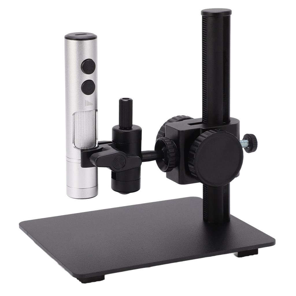 Digital USB Microscope 12MP Photosensitive Chip 750X 400X 1500X Lens Mini Electron Microscope with Ring Light for CNC