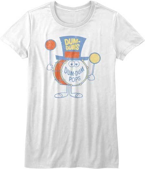 Dum Dums Candy Suckers Drum Man Women s Fitted T Shirt 3XL
