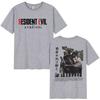 90s Vintage Resident Evil Leon Kennedy Graphic T Shirt Mens Cosplay Fashion Cotton Short Sleeve Tshirt Y2k Casual Streetwear
