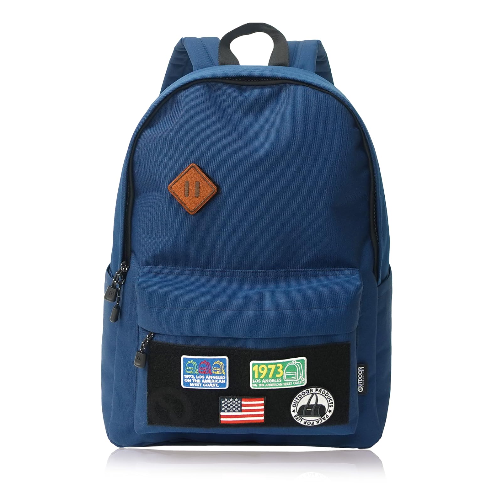 

Backpack with Patch Customized A4 Storage Basic Luminous Chronicle Navy F [Outdoor Products] Men s