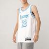 Nike X NBA Collaboration T-Shirt With Letter And Number Print Quick-Dry Basketball Jersey Kids Tops White 3Z2B7BXCP-LAKJL