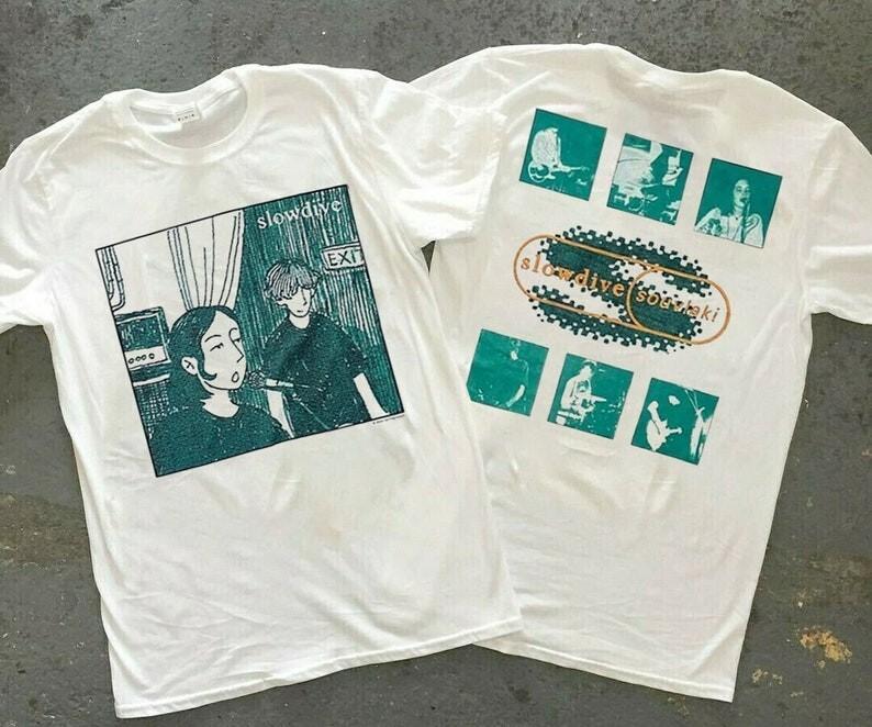 Slowdive Souvlaki Band T-Shirt Slowdive Rock Band Album Graphic Shirt Slowdive XL