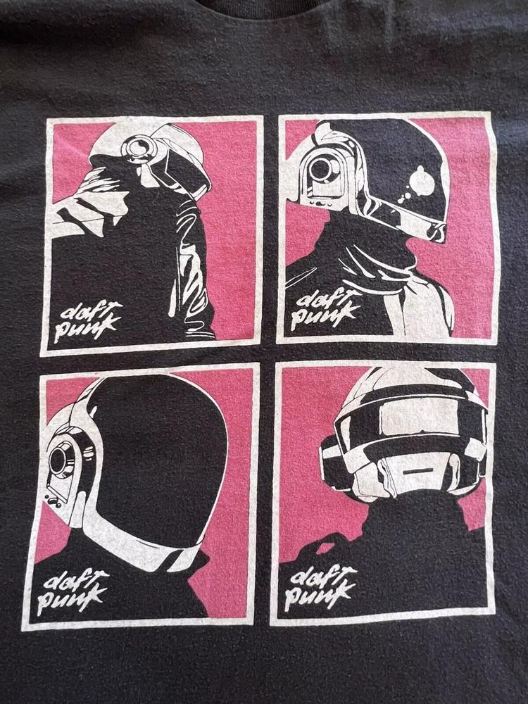

Daft Punk Black Short Sleeve Cotton Unisex S-5XL Men Women OM321 Unisex T-Shirt XXXXL