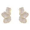 Flower Dangle Earrings Trendy Jewelry Gift Irregular Statement Earrings Flower Stud Earrings for Women