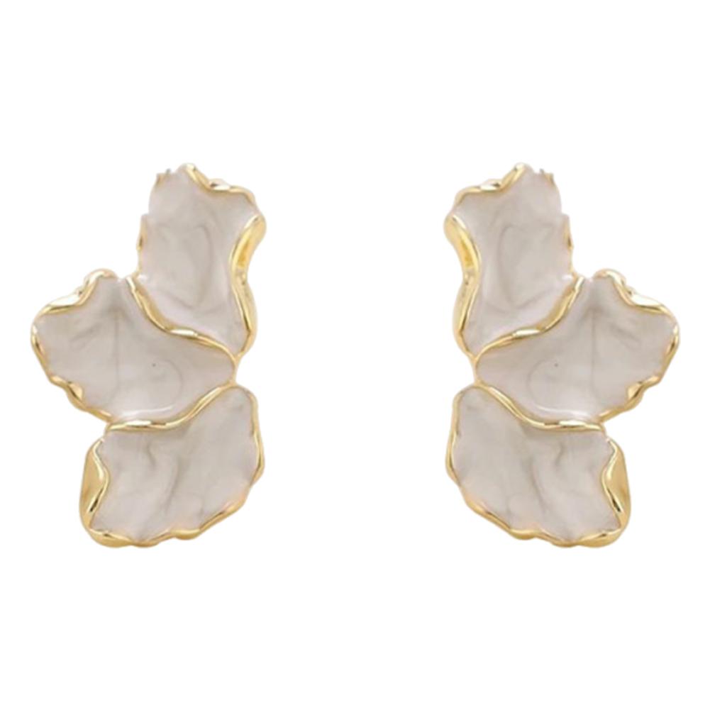 Flower Dangle Earrings Trendy Jewelry Gift Irregular Statement Earrings Flower Stud Earrings for Women