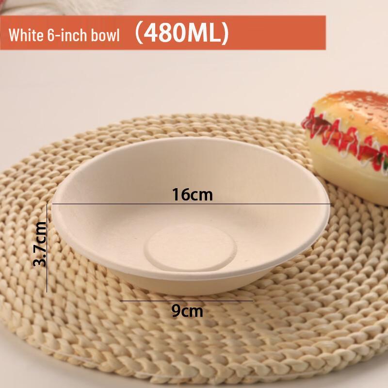 Yinmai Biodegradable Wheat Straw Disposable Bowls