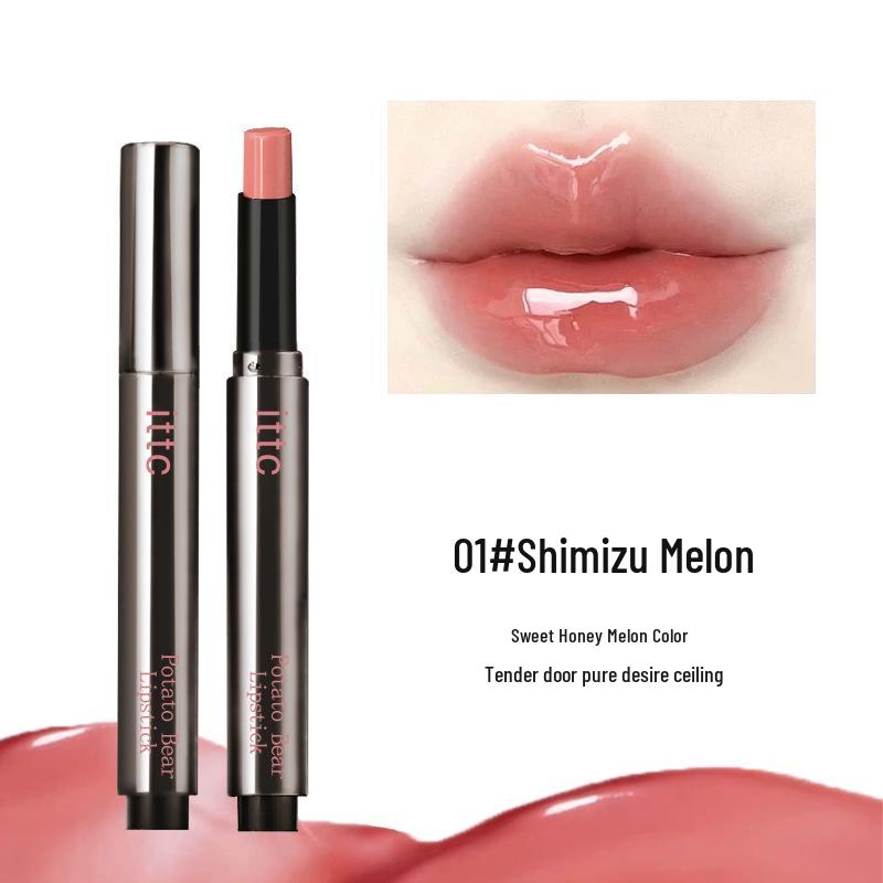 ITTC Dewy Solid Lip Gloss: Moisturizing, Nourishing, Whitening, Long-lasting, Mirror-like Translucent Plump Jelly Finish.