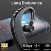 Bluetooth Earphone Single-ear Wireless Headphone In-ear ENC Noise Cancelling Earbuds HD-Call HiFi Headset Sport Works Handsfree