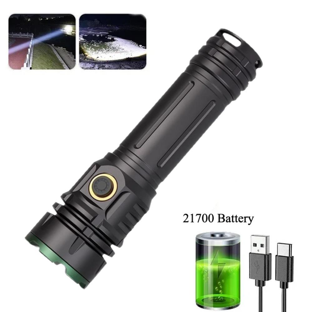 2000LM Super Bright Led Flashlight Rechargeable Torch Long Range Tactical Handlamp for Outdoor Camping Lantern