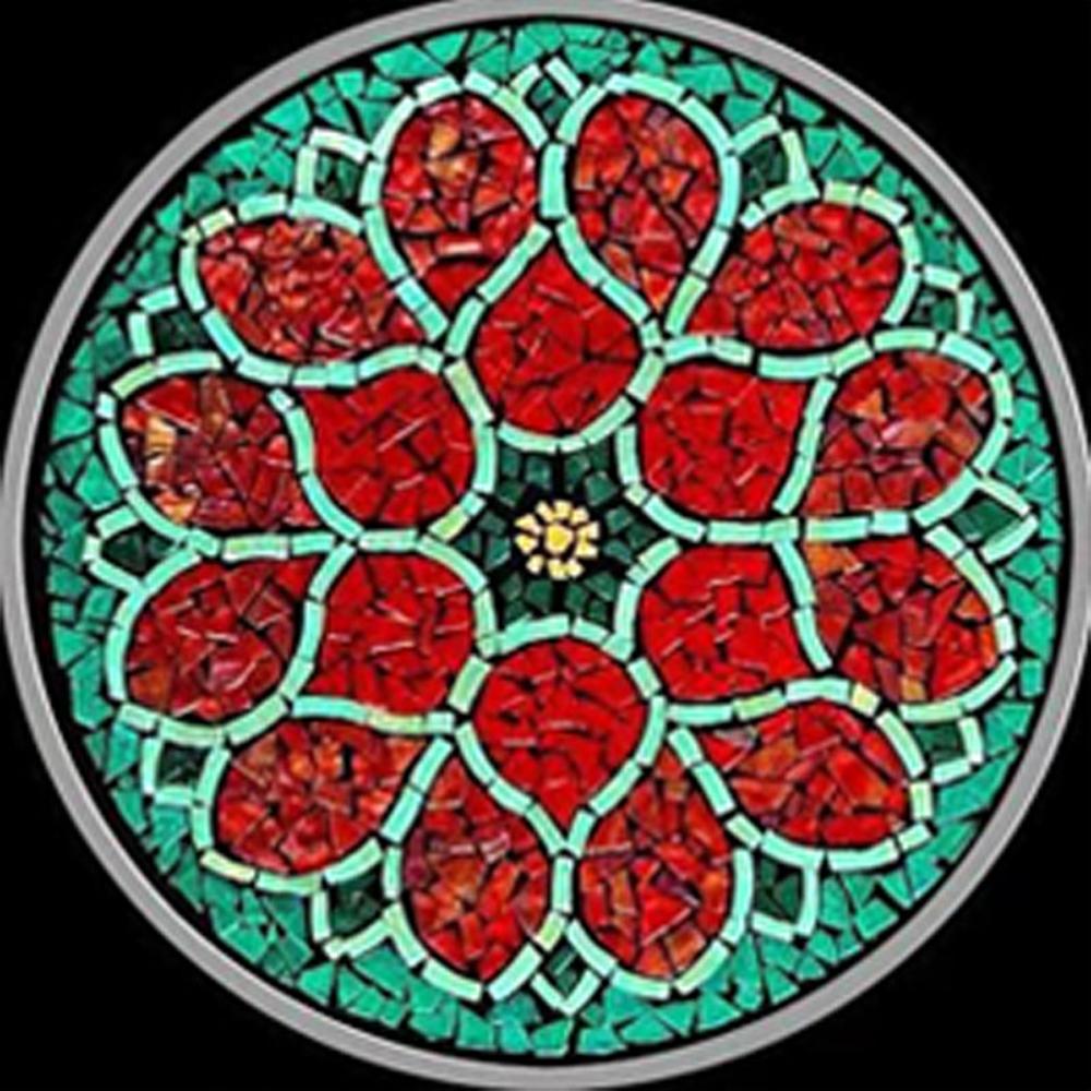 Round Diamond 5D Diamond Painting Mandala Kaleidoscope Full Diamond Embroidered Mosaic Home Decoration Christmas Gift