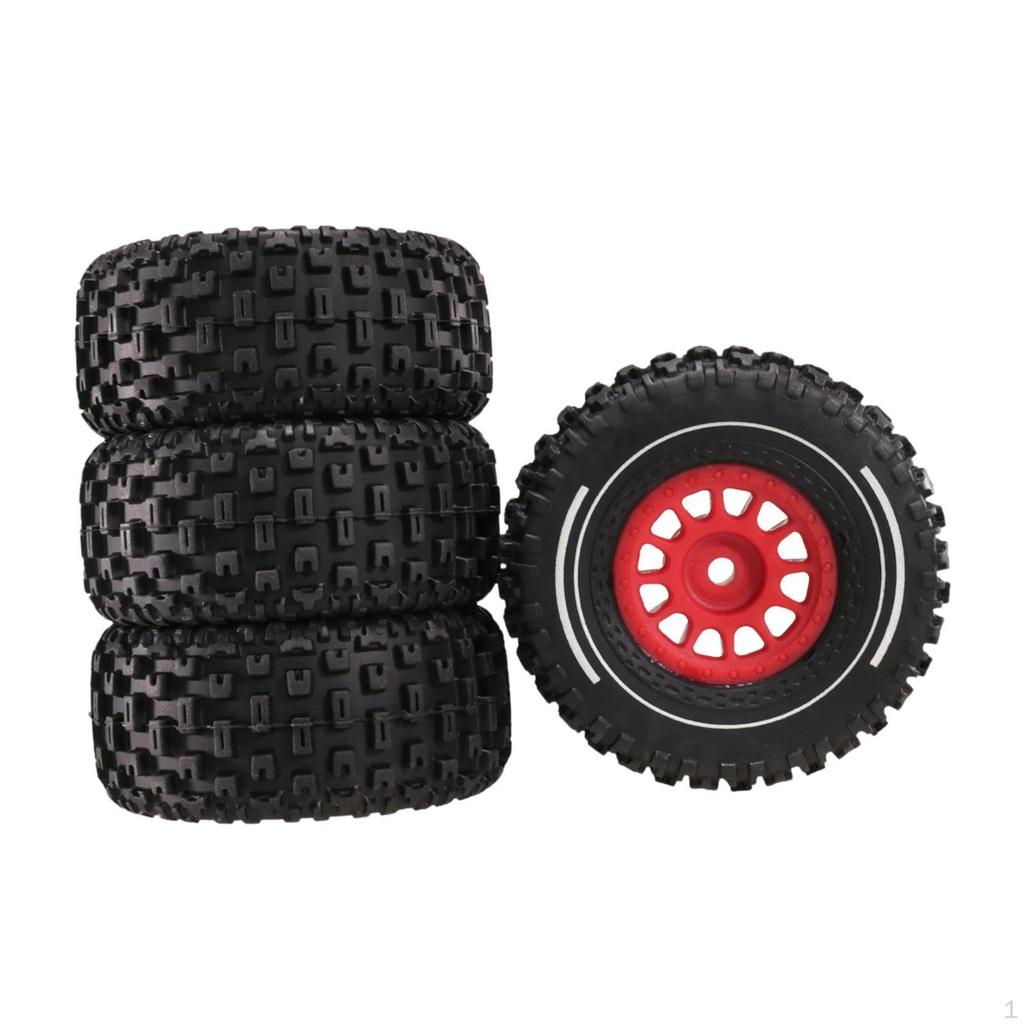 4 Pcs RC Car Tires with Practical Replacement Functions