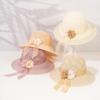 Summer Sun Hat For Women With Large Brim Foldable Breathable Cotton Floppy Hat For Outdoor Fashion