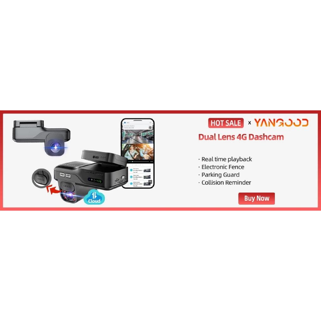 Acceo 4K Dual Dash Cam Built In WiFi GPS Optional 4K Rear Camera Car Recorder with Night Vision 24H Parking Mode WDR Technology