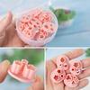 10 Piezas Moldes para Pendientes de Arcilla Blanda Flor Combinación de Flores Pétalos Hojas Cortadores de Arcilla Polimérica Herramienta para Hacer Pendientes Artesanales Joyería