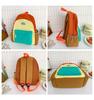 Spring/Summer 2026 Color Block Kids' Backpack: Contrast Color Kindergarten & Casual Outing Bag