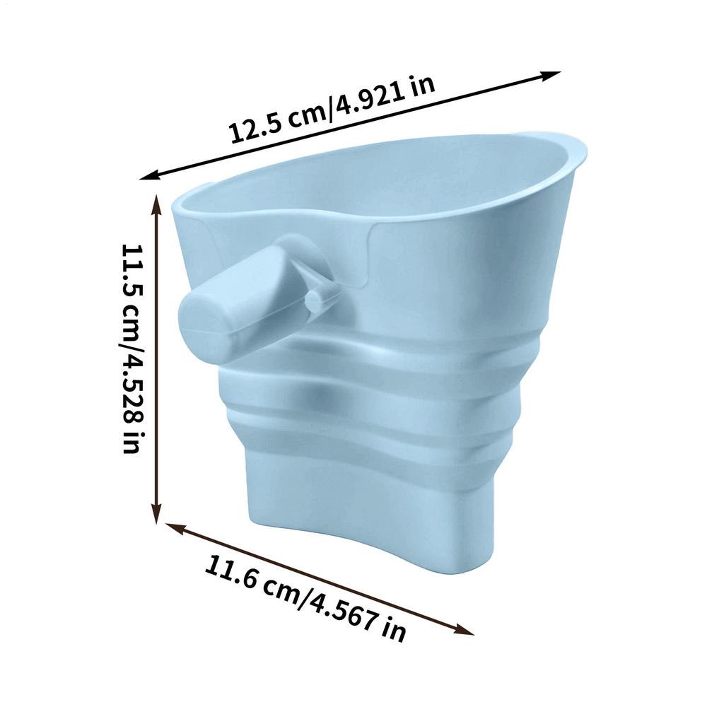 

Stand Mixer Flour Funnel Anti-Splash Easy-Pour Foldable Kitchen Tools Blender Flour Funnel Baking Accessory For Home Commercial синий