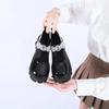 Fashion Autumn New Women Single Shoes Gothic Rivets Rhinestone Cosplay Female Pumps Black Lolita Mary Wedges Shoes Platform