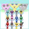 Colorful Sprunki Rhythm Box Figurine Set With Rotating Heads For Cake Decoration And Display