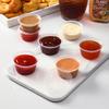 Jello Shot Cups with Lids,Stackable Food Safe Disposable Plastic Portion Condiment Dipping Sauce Cups for Salad Dressing