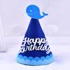Happy Birthday Hat Dinosaurs Whales Bright Color No Deformation Adorable Adult Children Birthday Felt Hat Party Supplies