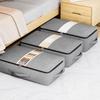 With Handle Under-bed Storage Bag Dust Proof with Large Transparent Window Foldable Storage Box Wear-resistant Large Capacity