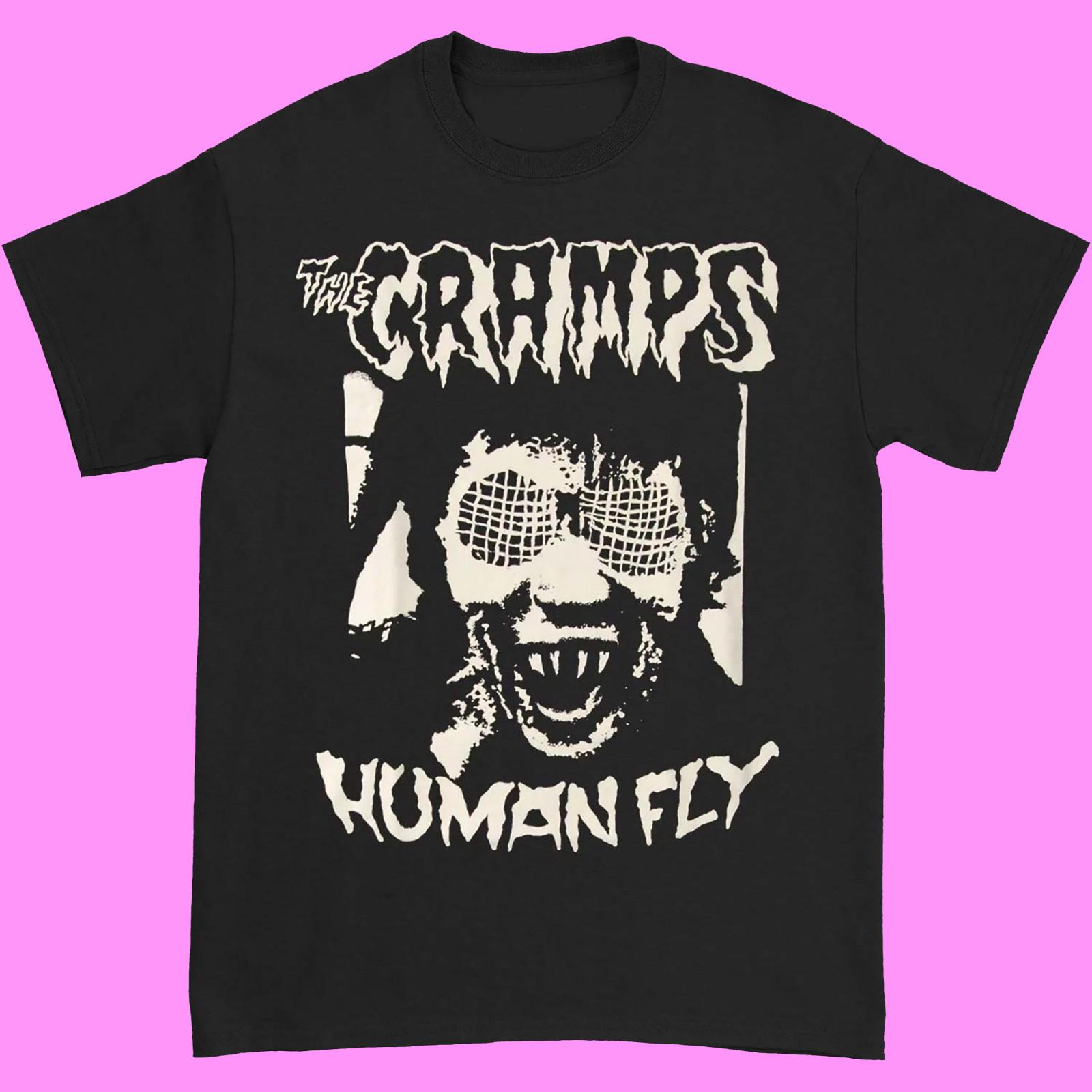 New! The Cramps - Human Fly Black Unisex T-shirt Size S-5XL XXXL