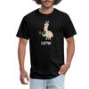 Funny Lifting Lama Men's T-Shirt