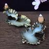 Counter Current Lotus Leaf Frog Incense Burner Mini Home Decoration Durable Incense Burner
