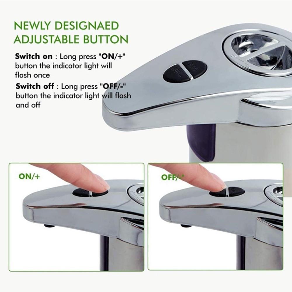 Stainless Steel Touchless Soap Dispenser Electric Smart Sensor Dispenser  Bathroom