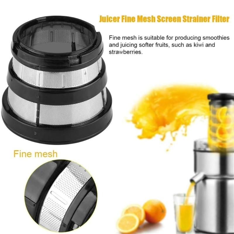 Durable Juicer Part Slow Juicer Filter Fine Mesh Screen Filter Stainless Steel Material Juice Strainers for SBF11 Juicer