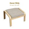 1Pc Leaves Jacquard Poang Chair Cover with Elastic Band Soft Rocking Chair Covers Stretch Armchair Protector Living Room Home