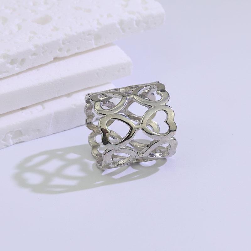 

Двухслойная брошь-зажим для шарфа в форме сердца из сплава для женщин