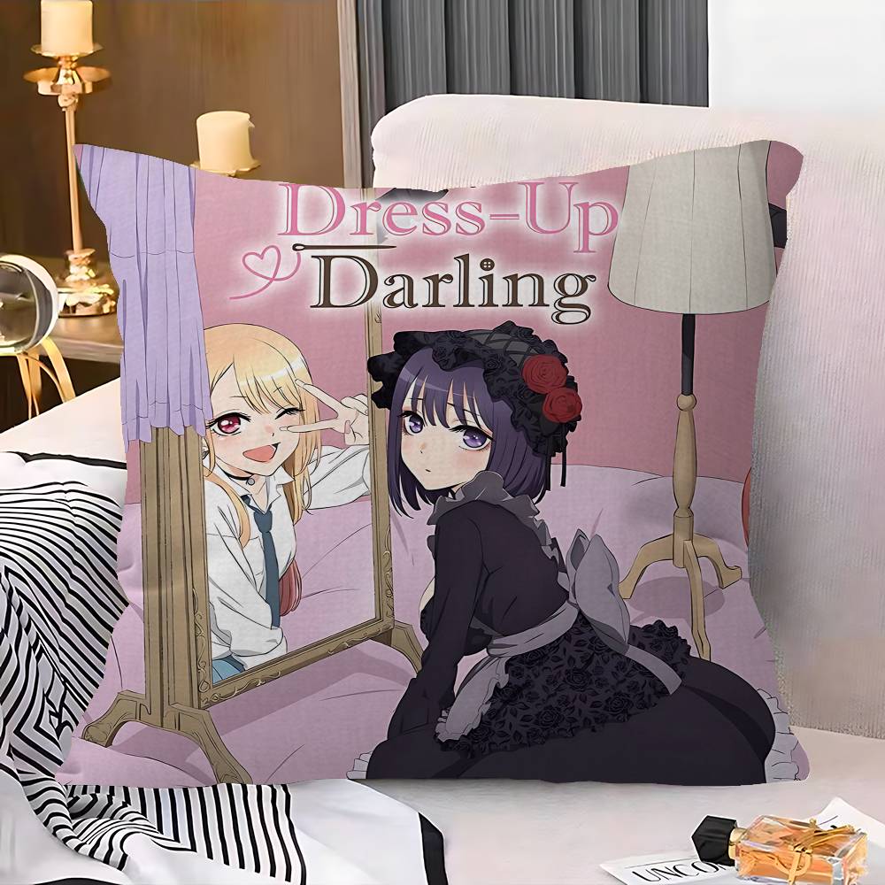 My Dress-Up Darling Anime Pillow Gifts Home Office Furnishings Bedroom Sofa Car Cushion Cover Case 45x45cm