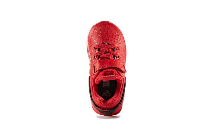 adidas Rapidarun I Spider Man Slip Resistant Slip Resistant Low Top Toddler Shoes Red Black Infant And Toddler S81132
