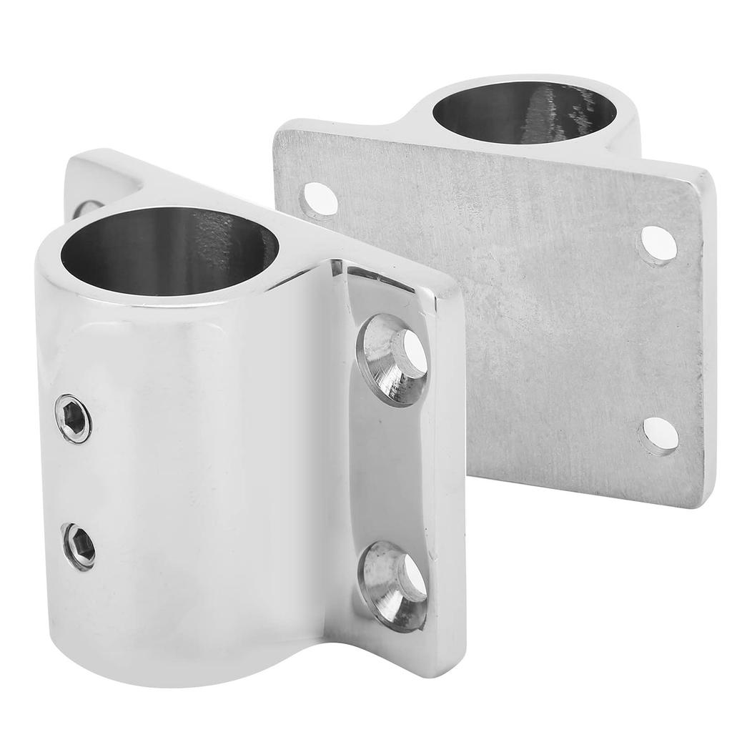 Stainless Steel Boat Tube Base, Marine Pipe Stake Base Marine Pipe Rectangular Base Pipe