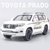1/18 Toyota Prado Land Cruiser SUV Legierung Automodell Druckguss Metall Spielzeug Geländewagen Automodell Ton und Licht Kindergeschenk
