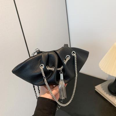 Women's Folded Cloud Bag with a Shoulder Chain Armpit Bag Fresh Fashion New