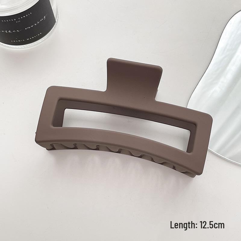 Women's Black Large Shark Claw Hair Clip for Advanced Style