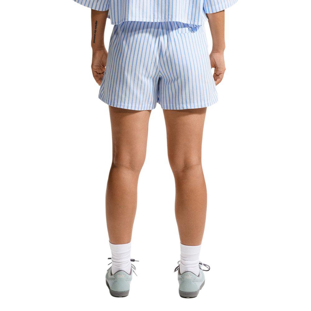 Nike Casual Shorts Women's Blue White Stripes Moderate II4231-435