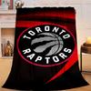 Raptors Basketball Logo Blanket Flannel Throw for Sofa, Travel, Camping, Livingroom, Office, Chair and Bed Soft and Warm Holiday Gifts