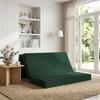 Folding Sofa Bed 120 x 67 x 45 cm Dark Green