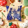 Anime Jibaku Shounen Hanako Kun Cushion Cover Plush Fabric Soft Double-Sided Printed Sofa Warm Winter Home Gift Pillow Cover