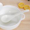 White Melamine Imitation Ceramic Soup Spoon