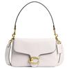 Soft Tabby 25 Logo Leather Shoulder Crossbody Handbag Medium Women Handbags White CAM98-B4HA