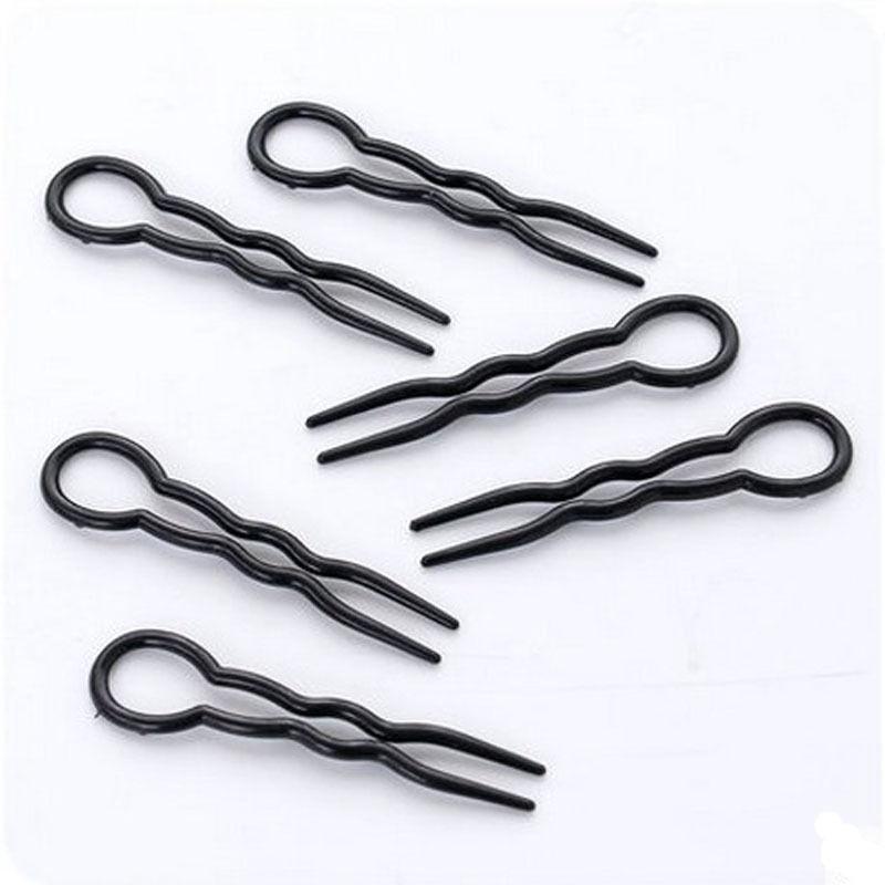 3 ks/sada Kadeřnické nástroje Dámské Kulaté vlnité sponky ve tvaru U Módní DIY Francouzské vlasové kulmy
