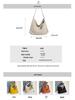 2025 Women's Lightweight Large-Capacity Crossbody Bag - Simple, Fashionable, Solid Color Casual Design