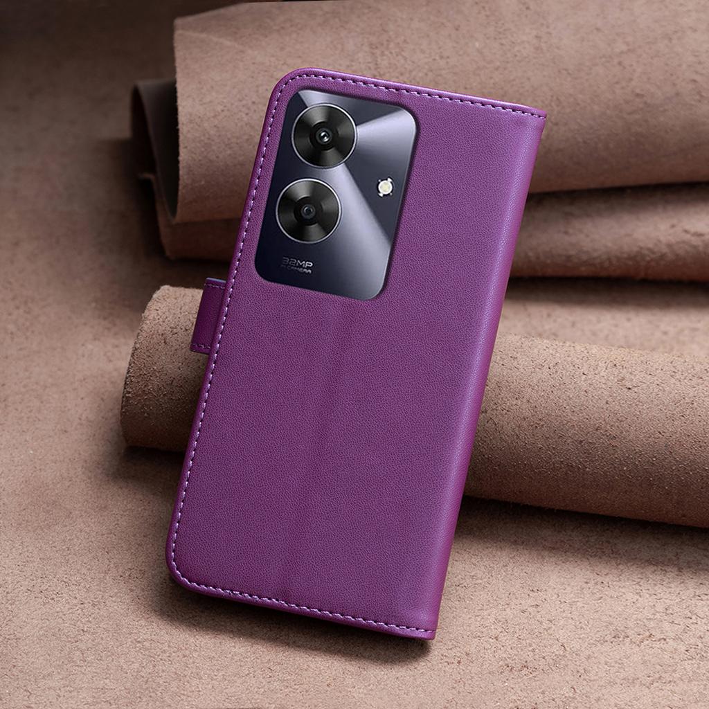 BINFEN COLOR BF17 Für Realme Note 60/Note 60x 4G/C63 4G/C61 4G Hülle Brieftasche Folio Klapp Leder Handyhülle