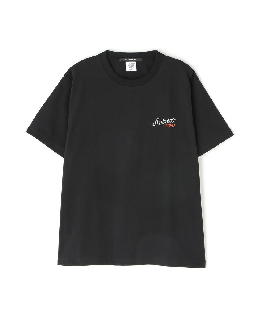 AVIREX SOUVENIR TIGER T-SHIRT Men's XL 010 Black 783-5134016