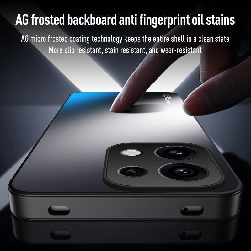 EUCAGR For OPPO Reno 16 AG Frosted Soft TPU+PC Matte Back Cover For OPPO Reno 16 Pro Reno16Pro Phone Cases