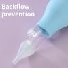1PACK Newborn Baby Nose Suction Device, Cold Nose Cleaner, Baby Anti-reflux Silicone Nose Suction Device
